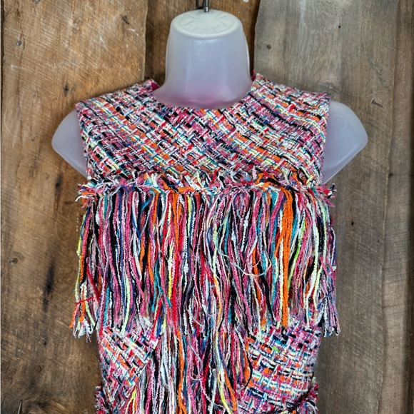 Jason Wu Tweed Fringe Dress - Size 0 - Picture 7 of 16
